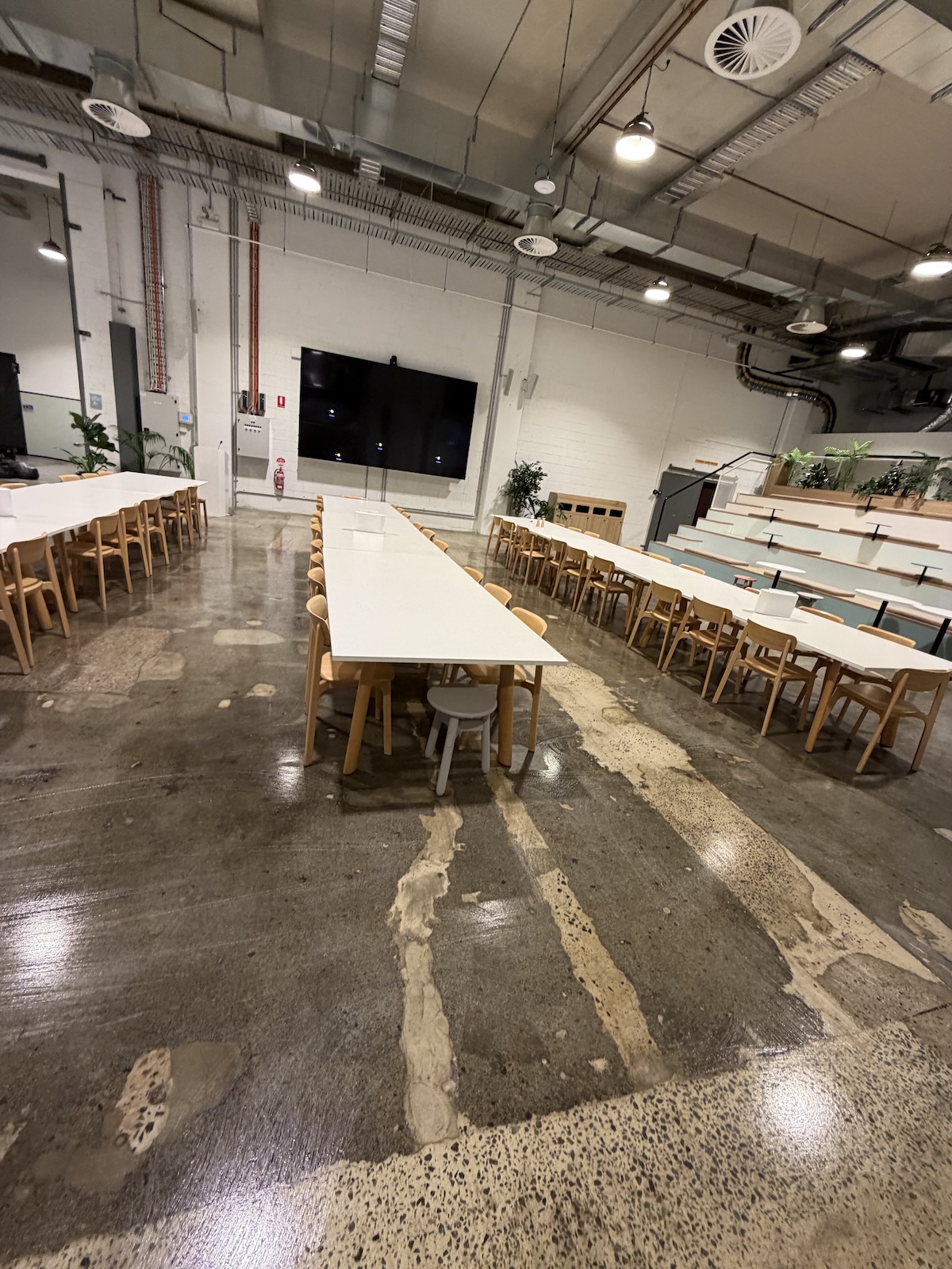 Commercial space cleaned